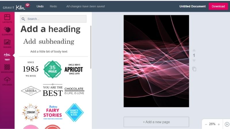 Graphic design online